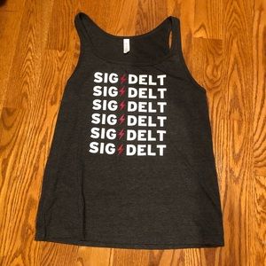 Sig delt tank top